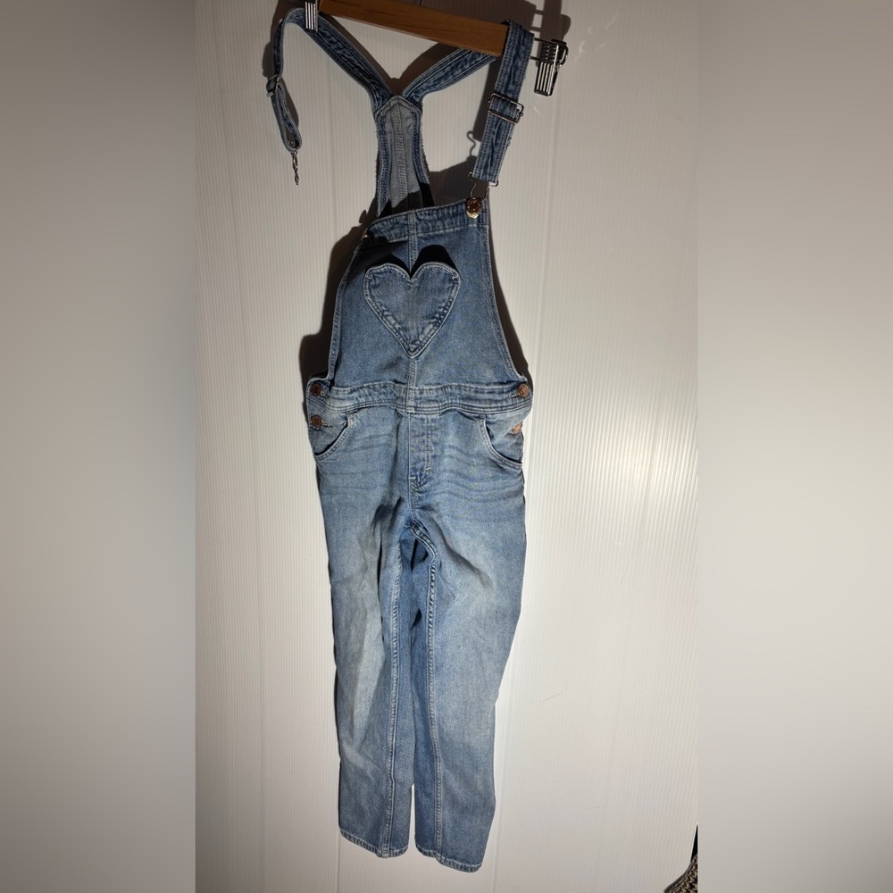 h&M Heart Denim Overalls